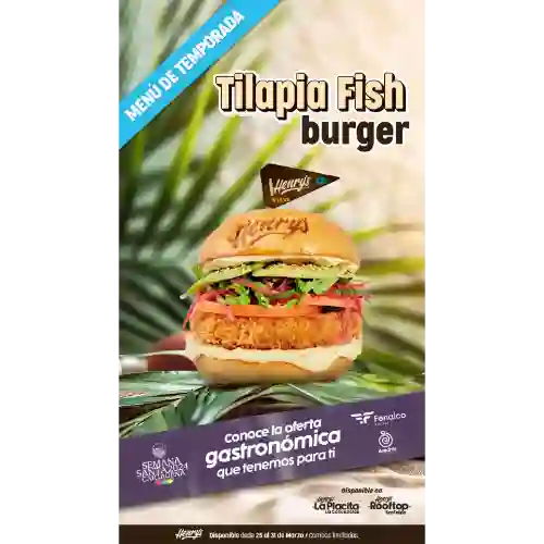 Tilapia Fish Burger