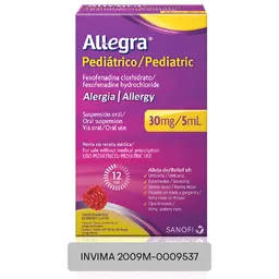 Allegra Pediátrico (30 mg / 5 mL)