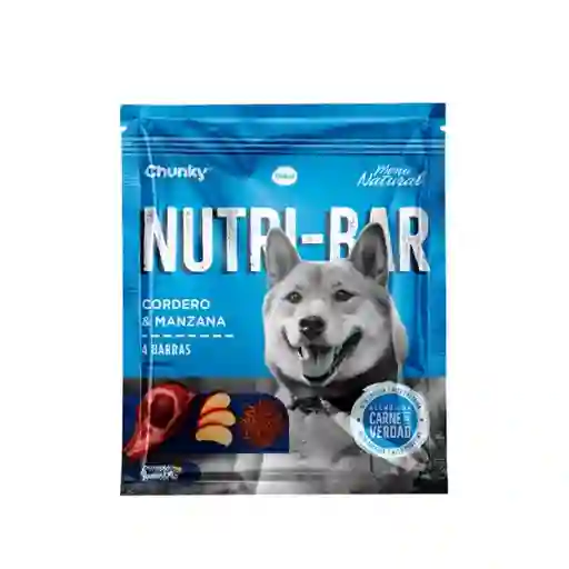 Chunky Snack Para Perro Nutri Bar Cordero y Manzana