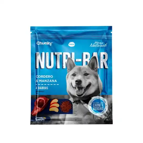 Chunky Snack Para Perro Nutri Bar Cordero y Manzana