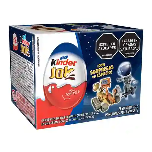 Kinder Huevo de Chocolate Joy para Niño