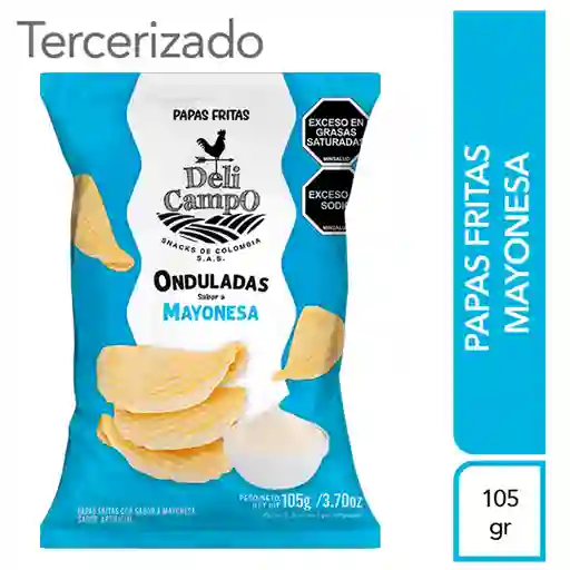 Papas Onduladas Mayonesa Deli Campo