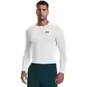 Under Armour Camiseta de Compresión de Hombre Blanco Talla SM