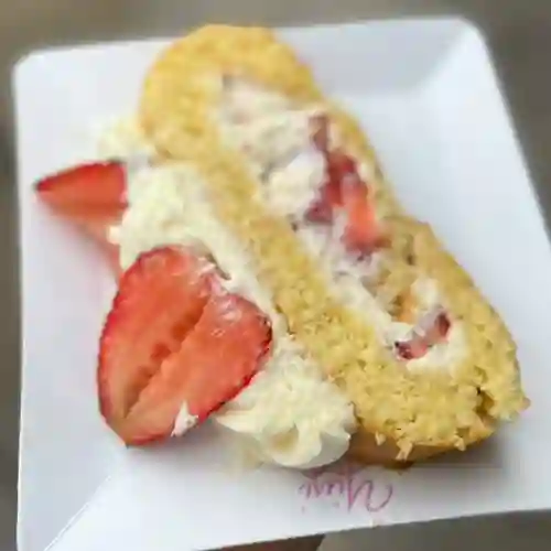 Brazo de Reina con Fresas, Porción.