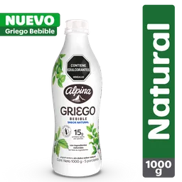 Alpina Yogurt Griego Bebible Natural