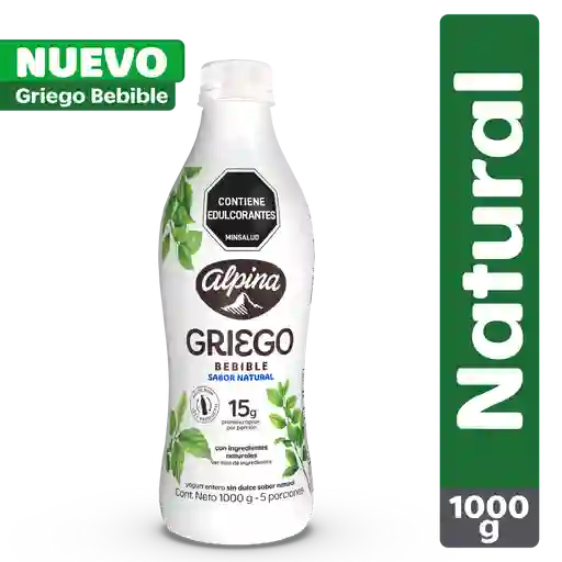 Alpina Yogurt Griego Bebible Natural