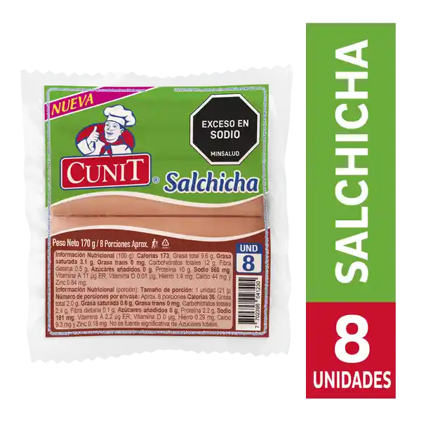 Cunit Salchicha 170 g