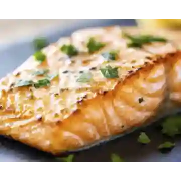 Salmon plancha