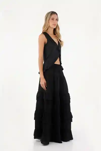 Top Amanecer Negro Talla 02 M