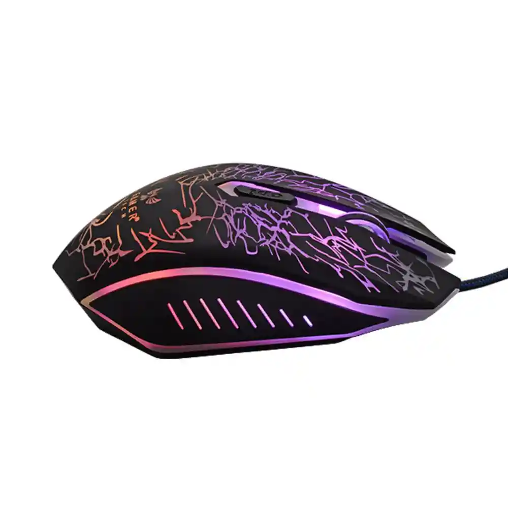 Gamer Tech Mouse Multicolor USB 6 Botones