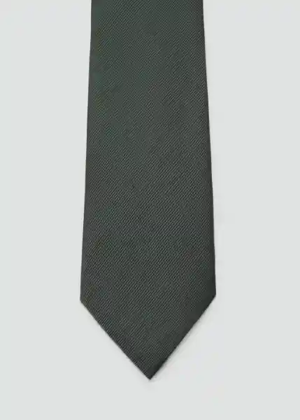 Corbata Basic8 Verde Talla 99 Hombre Mango