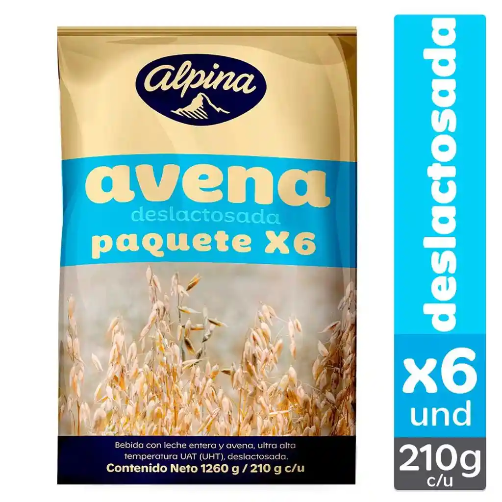 Alpina Bebida de Avena Deslactosada