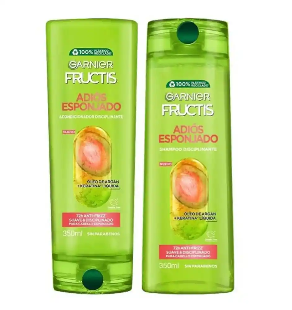 Pack Shampoo y Acondicionador Garnier Fructis Adios Esponjado (700 Ml)