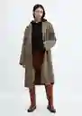 Abrigo Picarol Topo Talla 24 Mujer Mango