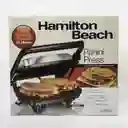 Hamilton Beach Panini Hb-25460 1400 W Plateado