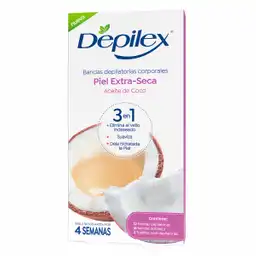 Depilex Bandas Depilatorias Corporales Piel Extra Seca