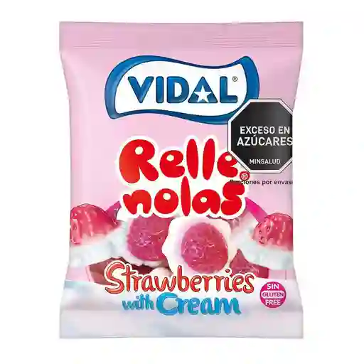 Gomitas Vidal Fresones Nata Relle Bols (85 Gr)