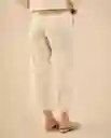 Pantalón Blanco Puro Claro Talla 10 631G006 Esprit
