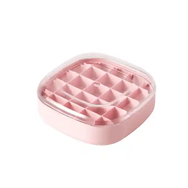 Organizador de Plástico Para Joyas a Prueba de Polvo Rosa Miniso