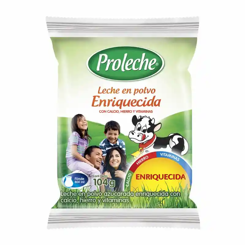 Proleche Leche en Polvo Azucarada Enriquecida