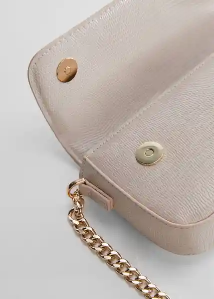 Bolso P Paola Offwhite Talla 99 Mujer Mango