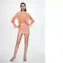 Falda Popi Rosa Talla S Mujer Mango