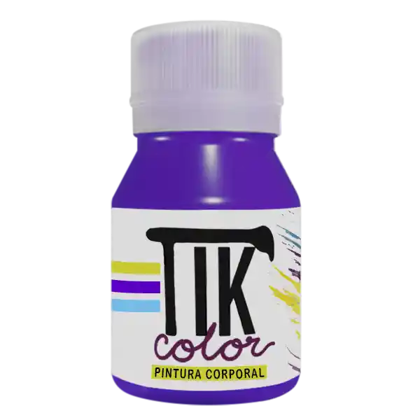 Tikcolor Maquillaje Artístico Fluor Violeta 30 mL C18