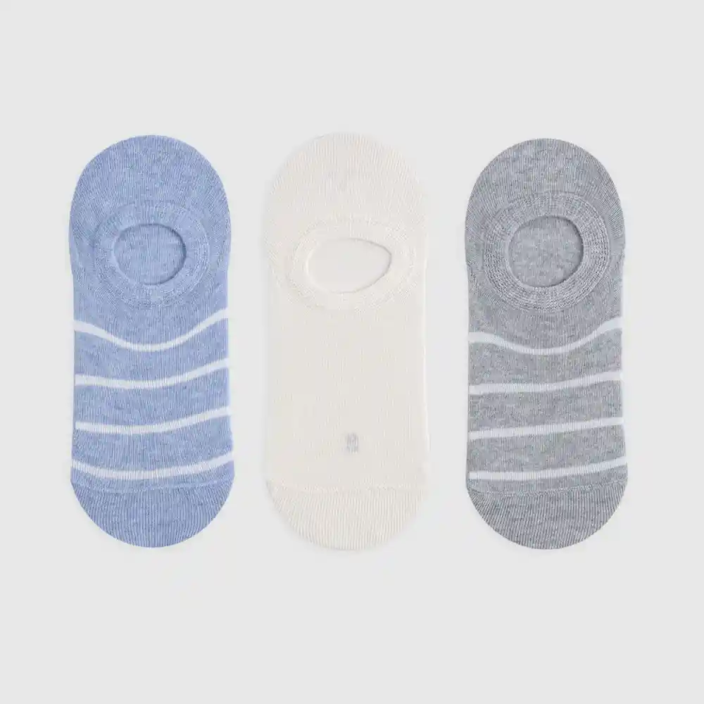 Medias Deportivas Tobilleras Cortas Para Niñas Safina Jr. X5 Galax Talla 8-10