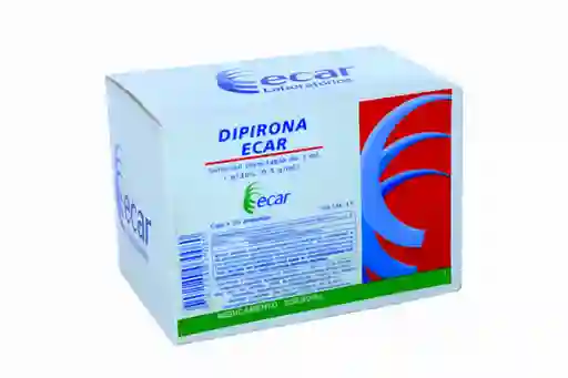 Ecar Dipirona Solución Inyectable x 25 Unidades