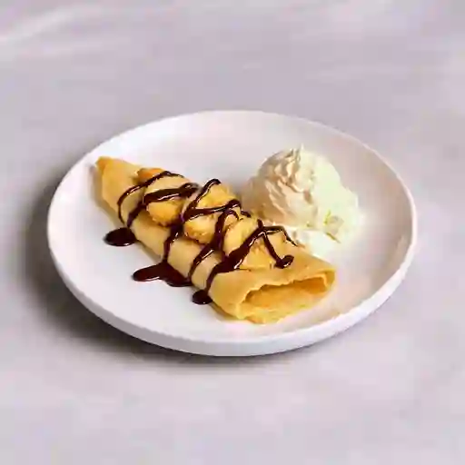 Crepe Con Banano Apanado