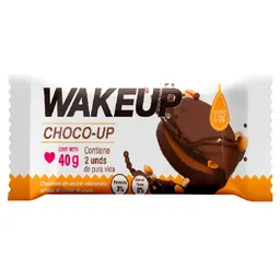 Wakeup Chocolate sin Azúcar Relleno de Crema de Maní Choco Up