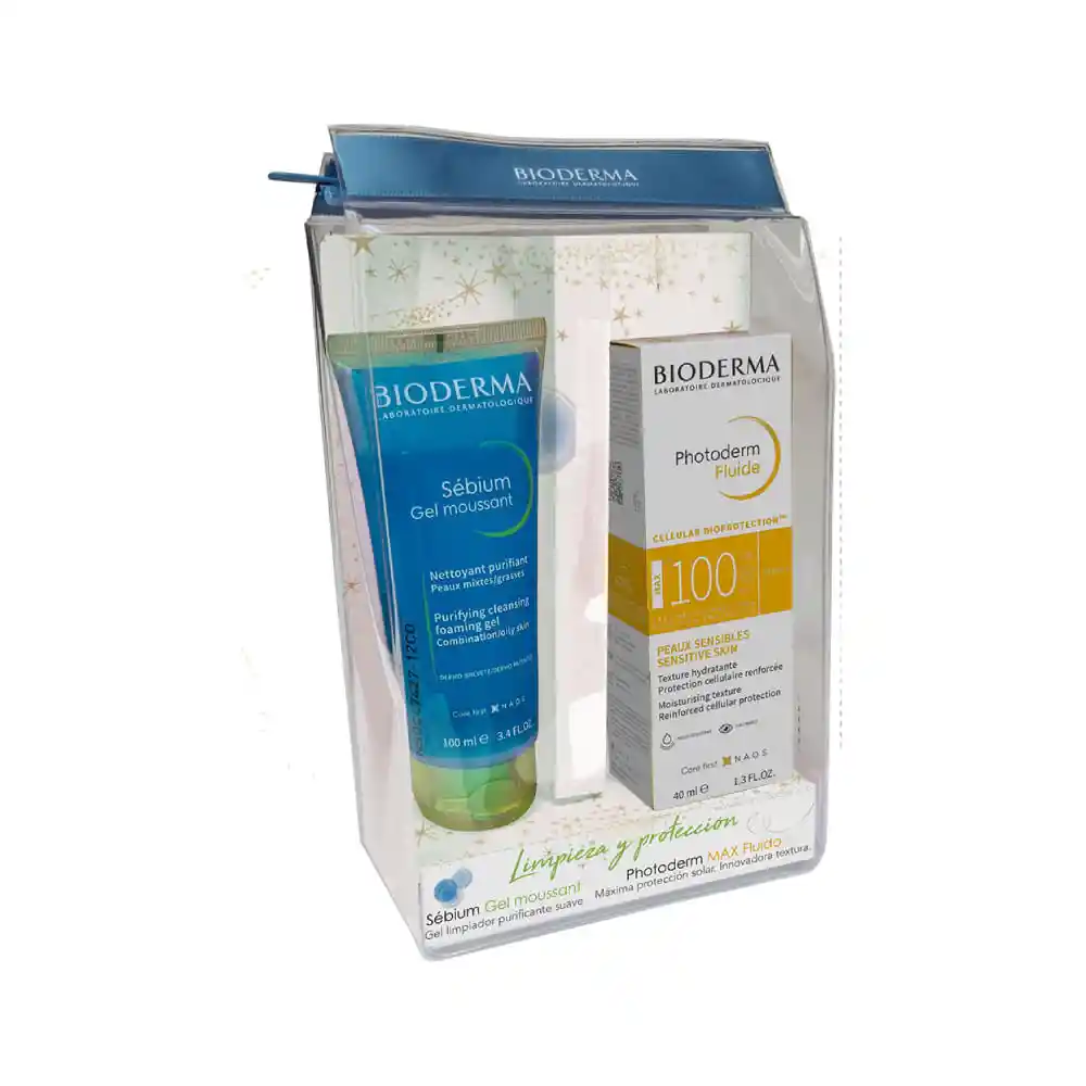 Bioderma Kit Limpieza y Protección Sébium Gel Photoderm Max