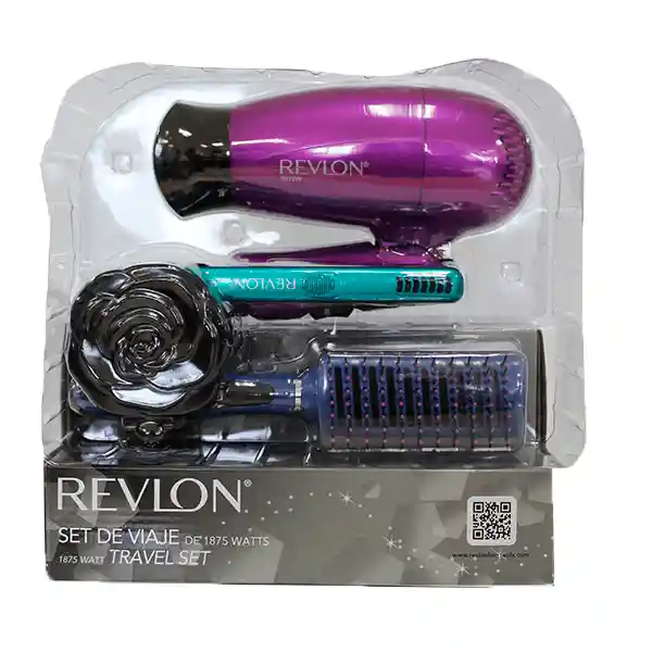 Kit Viaje Revlon Plancha/secador/cepillo