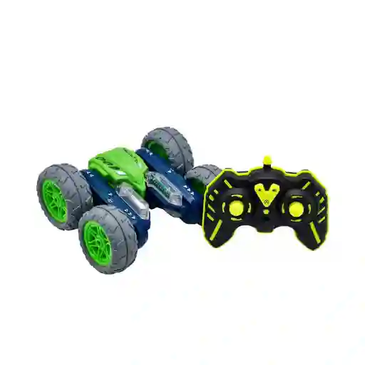 Lighting Carro Remoto Control Stunt Azul
