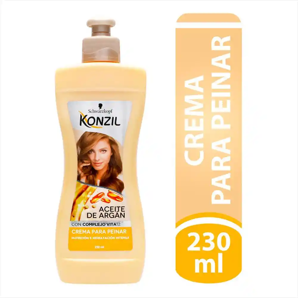 Konzil Crema para Peinar Aceite de Argán