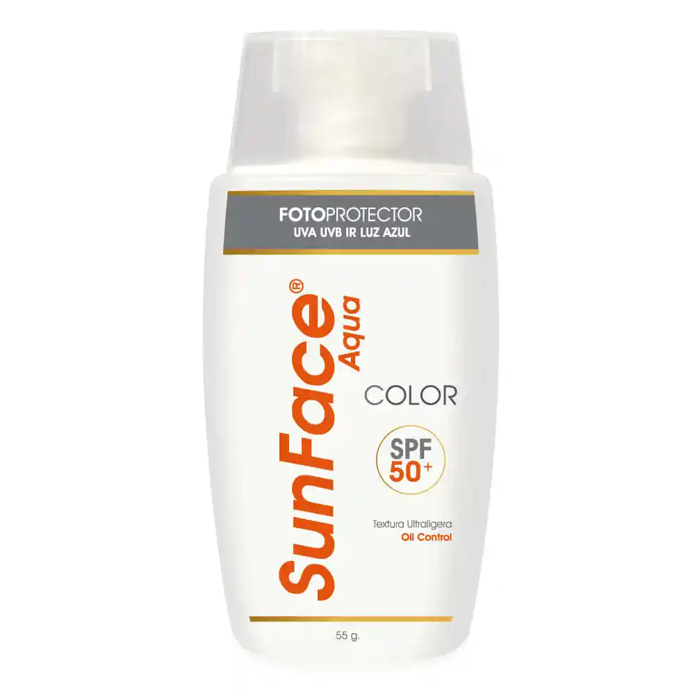 Sunface Fotoprotector Facial Aqua Color Spf 50 +