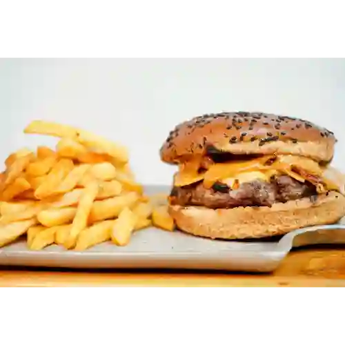 Hamburguesa Volcanica