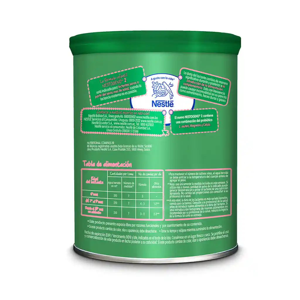 Fórmula infantil NESTOGENO Etapa 2 x 400g