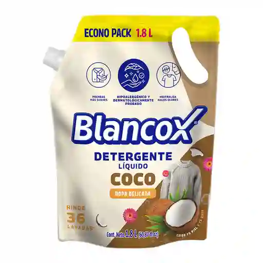 Detergente Líquido Blancox Ropa Delicada