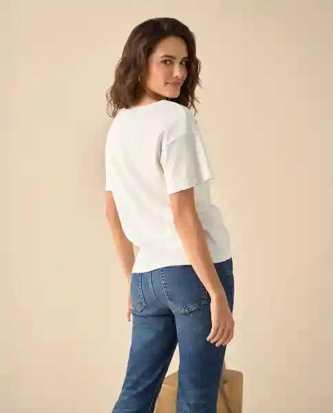 Camiseta Blanco 0 Claro Talla XL 601G003 Espirit