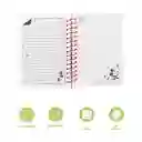 Cuaderno Argollado 80 Hojas Mickey Mouse Disney Miniso