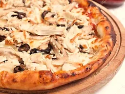 Pizza de Pollo Champiñones (1 Porción )