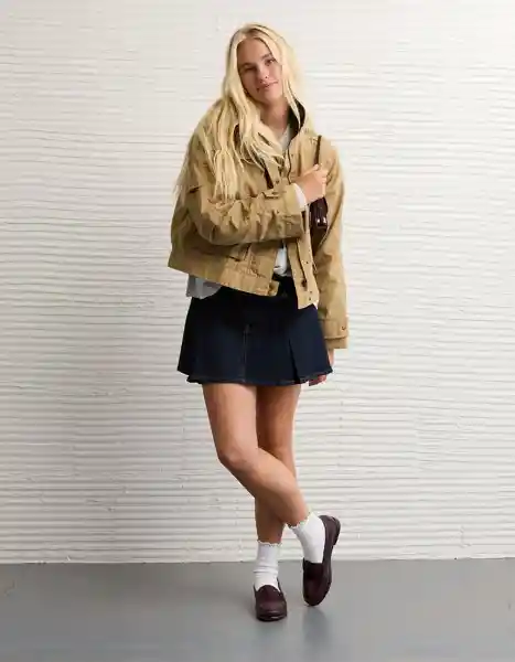 Chaqueta Mujer Beige Talla MEDIUM 3693212 American Eagle