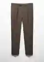 Pantalón Marius Topo Talla 44 Hombre Mango