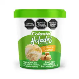 Colanta Helado Veteado de Caramelo