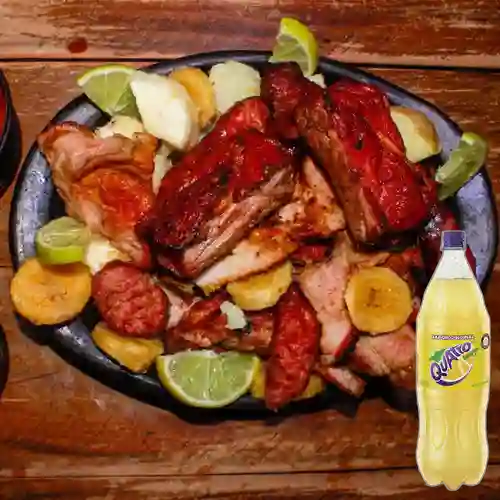 Combo Picada Llanera 400 Grs + Quatro Original 1.5Lt