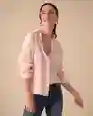 Camisa Rosa Popurrí Claro Talla Talla M 411G025 Esprit