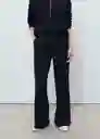 Pantalón Picol Navy Talla S Mujer Mango