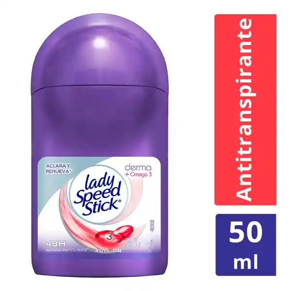 Lady Speed Stick Desodorante Mujer Derma + Omega 3 Roll On