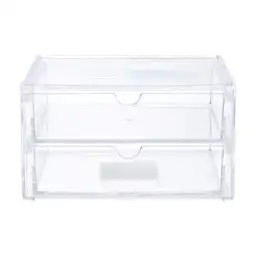 Miniso Organizador De Plástico Para Cosméticos Dos Niveles